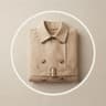 Tailored Linen Trench Overshirt