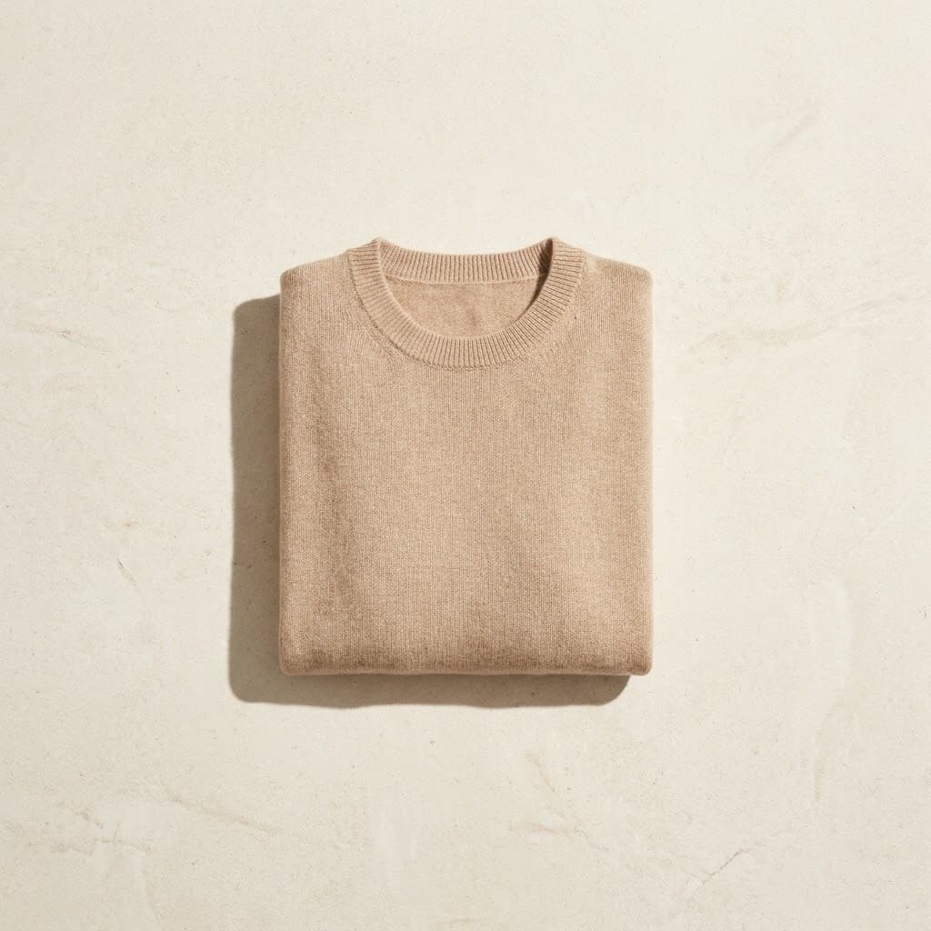 Tactile Cashmere Mockneck Texture