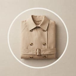 Velora Organic Linen Trench Coat