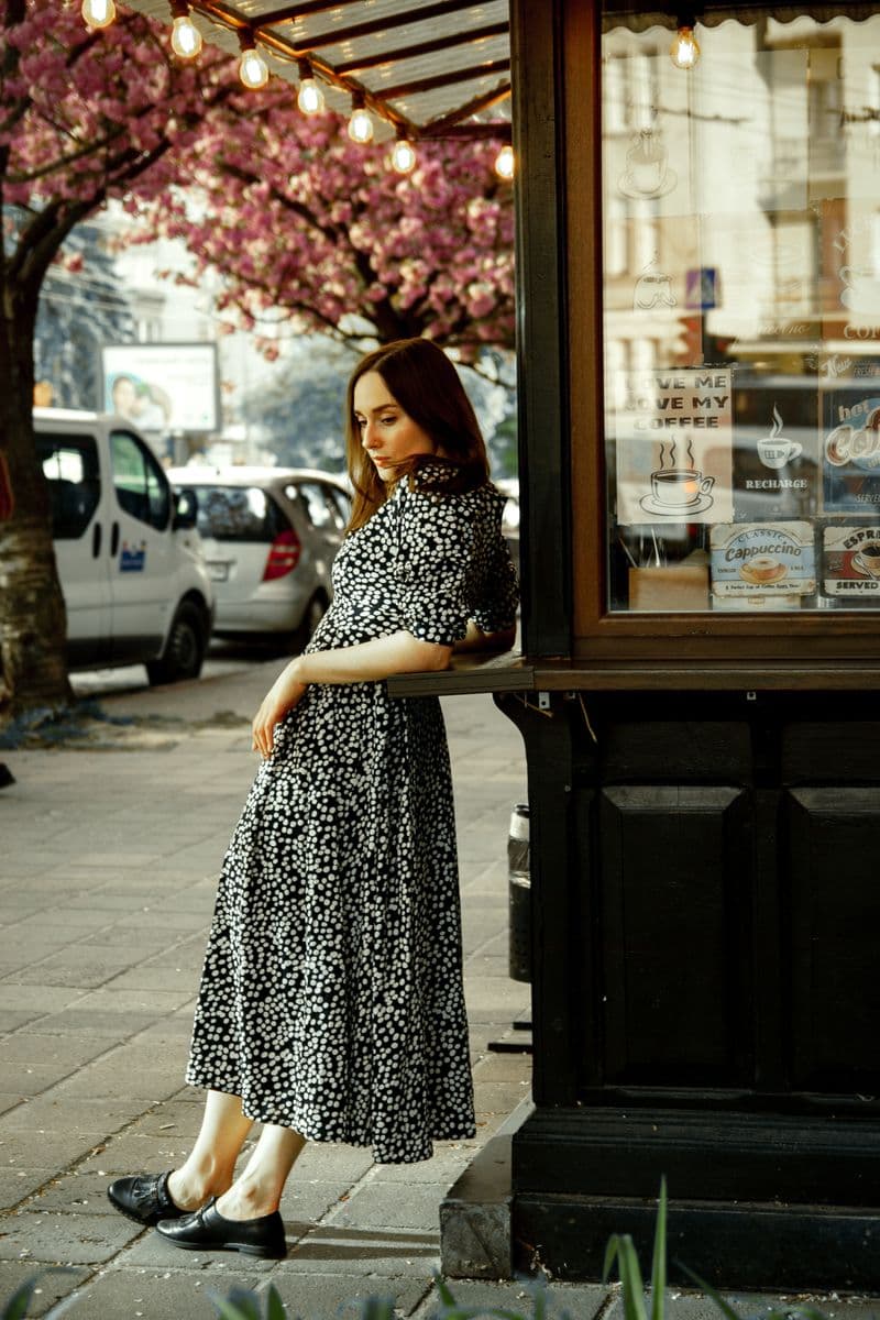 Bias-Cut Raw Silk Midi Dress