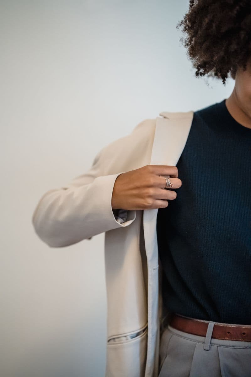 Double-Breasted Cocoon Coat