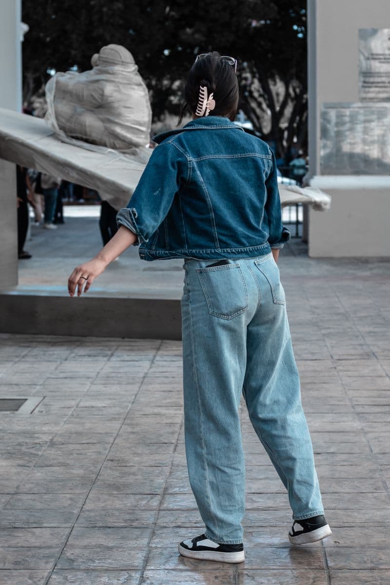 High-Rise Straight Jeans